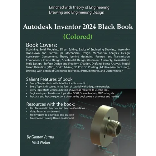 Autodesk Inventor 2024 Black Book