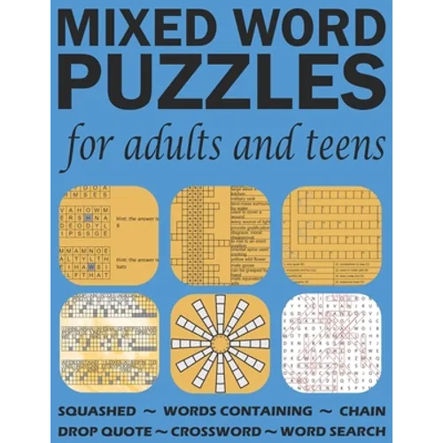 Mixed Word Puzzles for Adults And Teens: Fun and Vocabulary for Language Lovers - Paperback