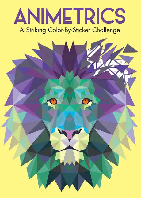 Animetrics: A Striking Color-By-Sticker Challenge - Paperback