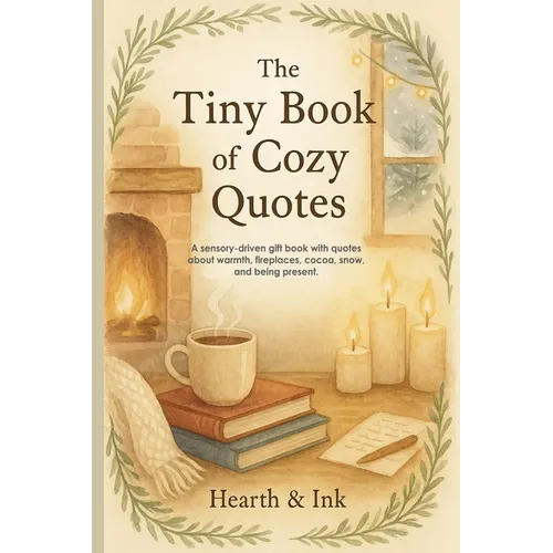 The Tiny Book of Cozy Quotes. A Small Gift Book of Hygge Quotes for Slow Living - Perfect for Christmas Gift Books for Women and Book Lover Gift Ideas