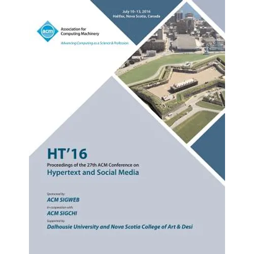 HT 16 27th ACM Conference on Hypertext & Social Media