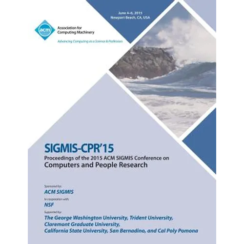 SIGMIS CPR 15 Computer and People Research