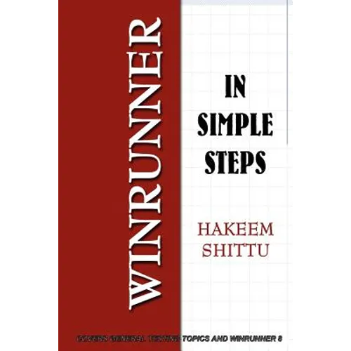 WinRunner In Simple Steps