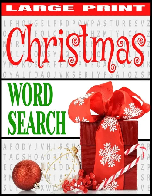 Christmas Word Search: Large Print All Things Christmas Over 1000 Holiday Themed Words Fun and Relaxing Word Hunt Puzzles Makes a Great Gift - Paperback