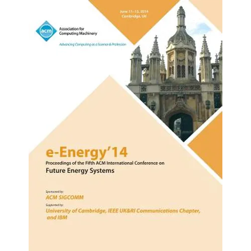 E-Energy 14 Fifth International Conference on Future Energy Systems