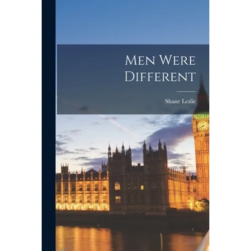Men Were Different - Paperback