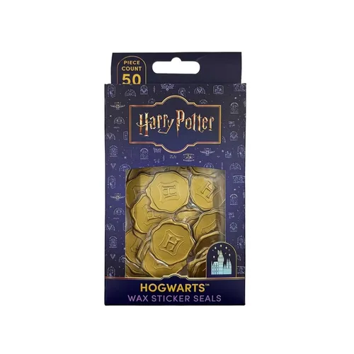 Harry Potter: Hogwarts Gold Wax Sticker Seals (Set of 50) - Paperback