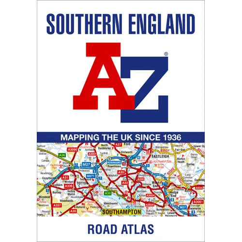 Southern England Regional A-Z Road Atlas - Paperback