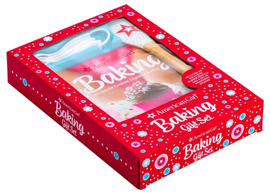 American Girl Baking Gift Set: Recipes for Cookies, Cupcakes & More (Kid's Cookbook, American Girl Doll) - Hardcover