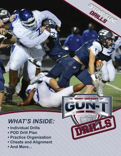 Gun T Offensive Line Drill Book - Paperback