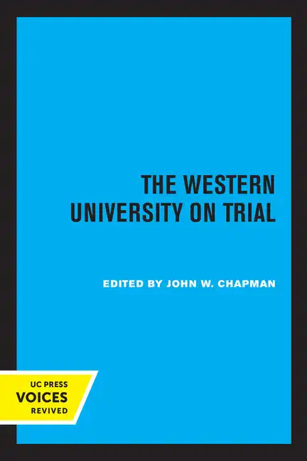 The Western University on Trial - Paperback