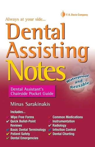 Dental Assisting Notes: Dental Assistant's Chairside Pocket Guide - Spiral