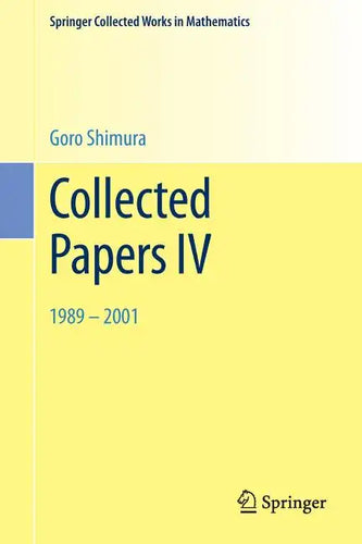 Collected Papers IV: 1989-2001 - Paperback
