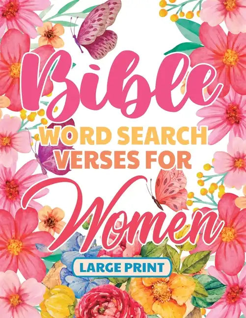 Bible Word Search Large Print Verses for Women - Paperback
