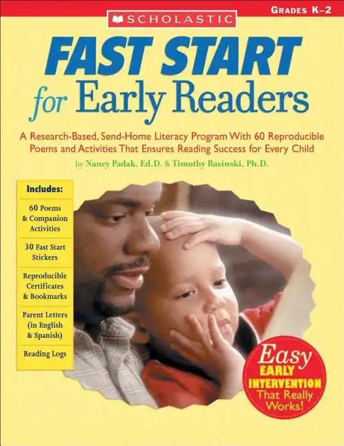 Fast Start for Early Readers: A Research-Based, Send-Home Literacy Program with 60 Reproducible Poems and Activities That Ensures Reading Success fo - Paperback