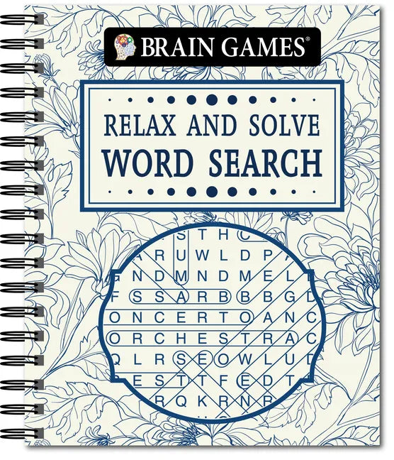 Brain Games - Relax and Solve: Word Search (Toile) - Spiral