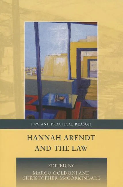 Hannah Arendt and the Law - Paperback