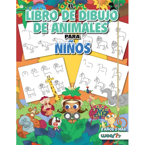 El Libro de Dibujo de Animales Para Niños: Cómo Dibujar 365 Animales, Paso a Paso (Libros Para Niños de 10 Años, Libros Para Niños de 10 Años) - Paperback
