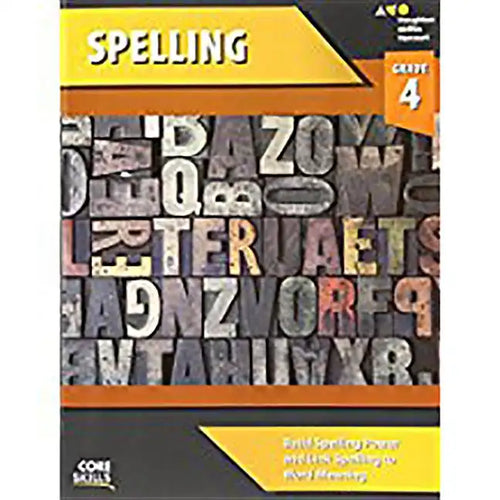 Core Skills Spelling Workbook Grade 4 - Paperback