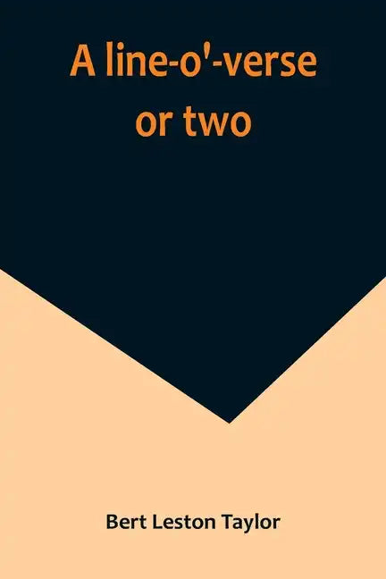 A line-o'-verse or two - Paperback