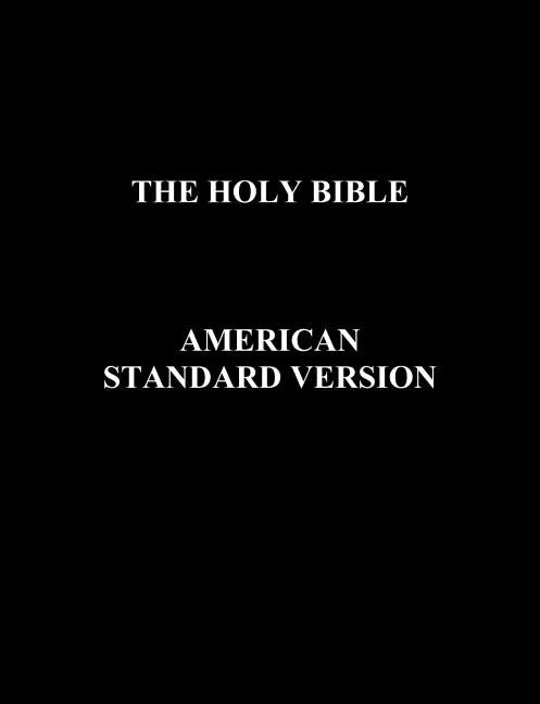 Holy Bible-Asv - Paperback