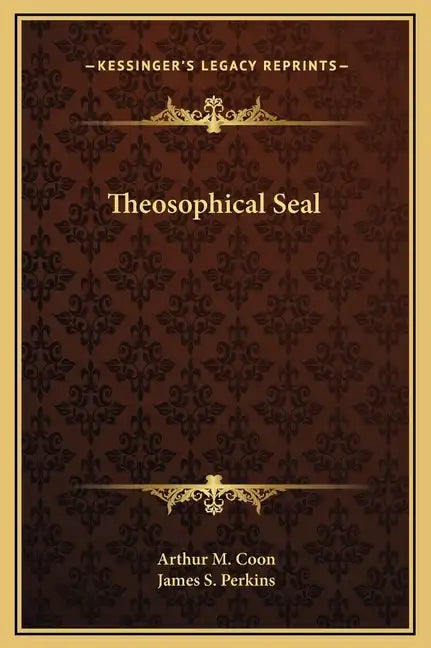 Theosophical Seal - Hardcover
