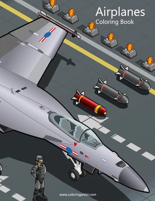 Airplanes Coloring Book 1 - Paperback