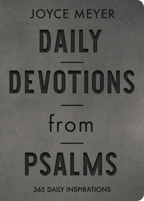 Daily Devotions from Psalms: 365 Daily Inspirations - Leather