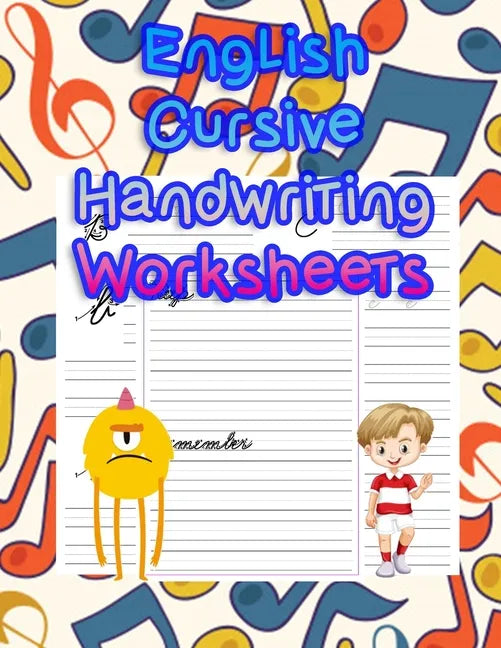 English Cursive Handwriting Worksheets: handwriting tracing workbook-handwriting practice paper for kids-handwriting practice sheets - Paperback
