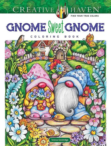 Creative Haven Gnome Sweet Gnome Coloring Book - Paperback