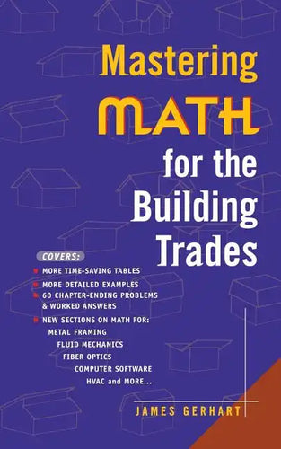 Mastering Math for the Building Trades - Paperback