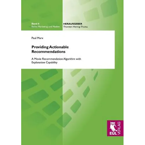 Providing Actionable Recommendations - Paperback