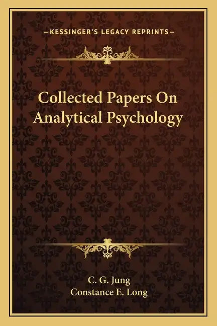 Collected Papers on Analytical Psychology - Paperback