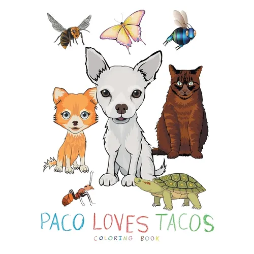 Paco Loves Tacos Coloring Book - Paperback