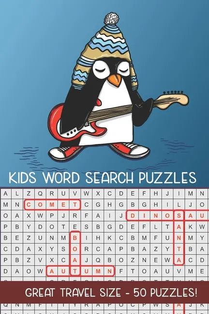Kids Word Search Puzzles: Great Travel Size Word Seek & Find Puzzle Book for Boys & Girls - Paperback
