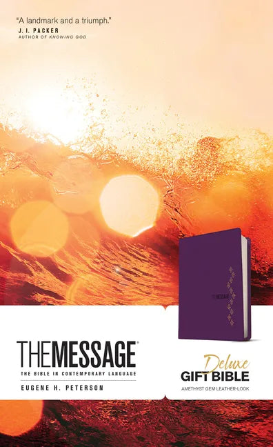 The Message Deluxe Gift Bible: The Bible in Contemporary Language - Imitation Leather