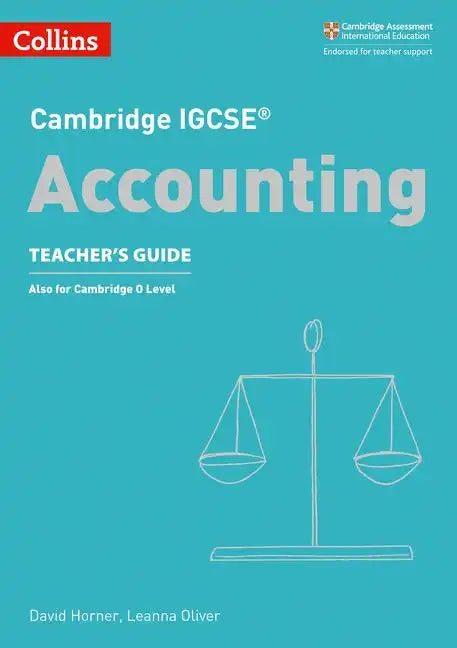 Cambridge Igcse(tm) Accounting Teacher's Guide - Paperback