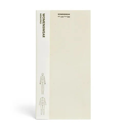 Fashionary Womenswear Memopad - Paperback