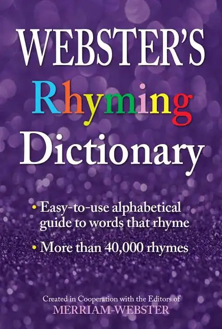 Webster's Rhyming Dictionary - Paperback
