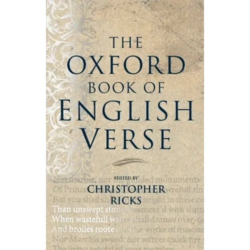 The Oxford Book of English Verse - Hardcover
