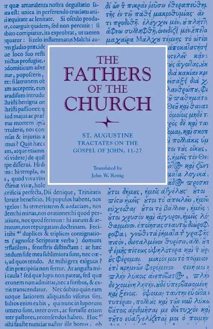 Tractates on the Gospel of John, 11-27 - Paperback