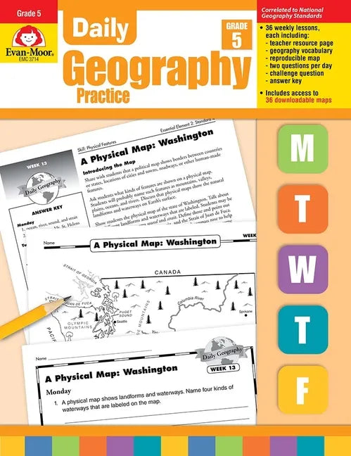 Daily Geography Practice Grade 5: EMC 3714 - Paperback