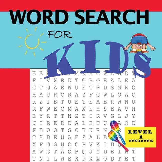 Word Search for Kids Level 1 - Paperback