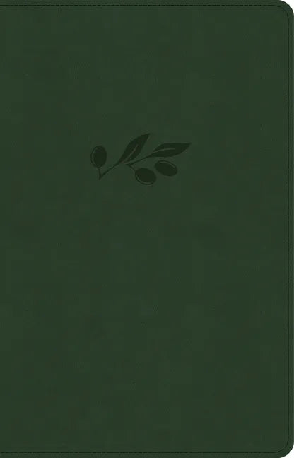 NASB Large Print Personal Size Reference Bible, Olive Leathertouch, Indexed - Imitation Leather