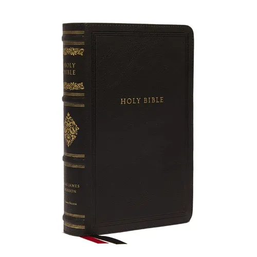 KJV Large Print Reference Bible, Black Leathersoft, Red Letter, Comfort Print, Thumb Indexed (Sovereign Collection): Holy Bible, King James Version - Imitation Leather