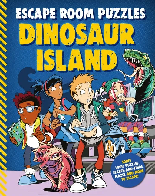 Escape Room Puzzles: Dinosaur Island - Paperback