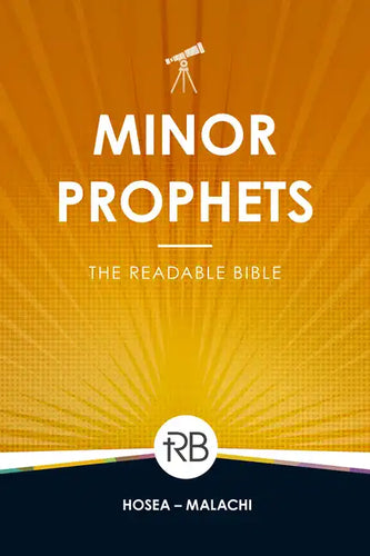 The Readable Bible: Minor Prophets - Paperback