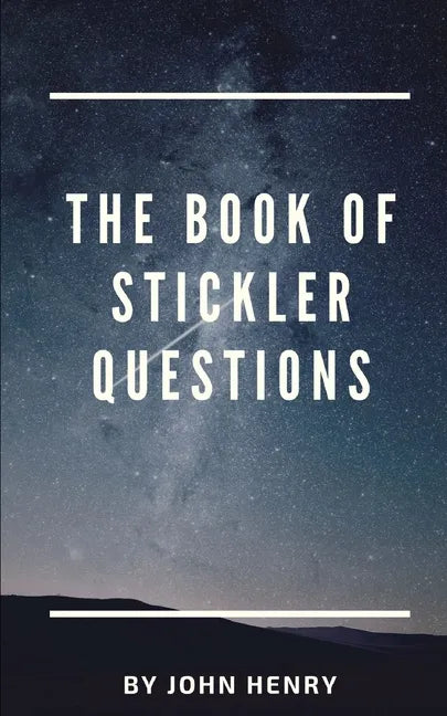 The book of Stickler Questions - Paperback