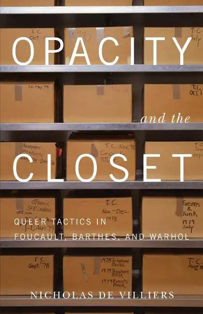 Opacity and the Closet: Queer Tactics in Foucault, Barthes, and Warhol - Paperback