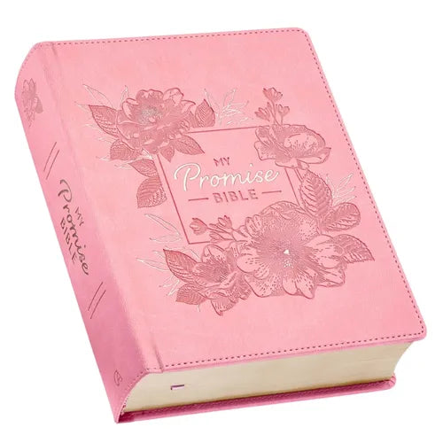 My Promise Bible Square Pink - Leather